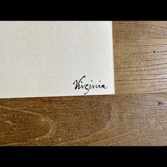 RARE Original CHINESE BRUSH PAINTING Signed Virginia Lloyd Davies Watercolor - Picture 7 of 11